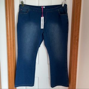 Pajama Jeans Bootcut Vintage Wash 28W 4X New with Tags
